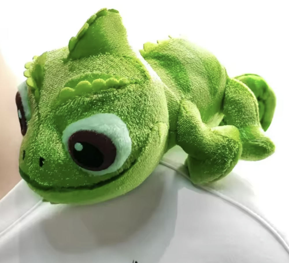 Disney Wearable Magnetic Pascal the Chameleon, Plush Toy, New